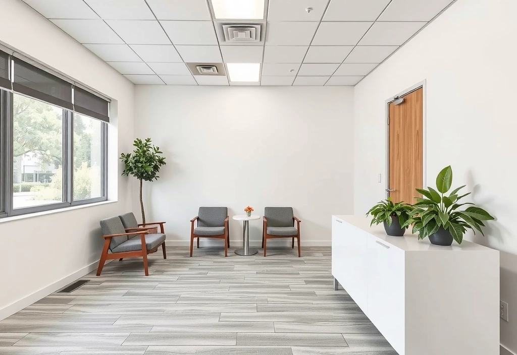 Ufficio NutrizioneViva con un ambiente accogliente e moderno