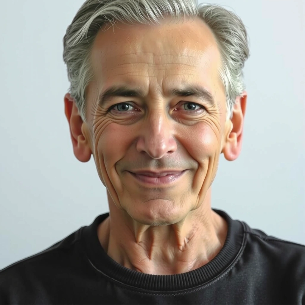 Ritratto di una persona anziana che irradia salute